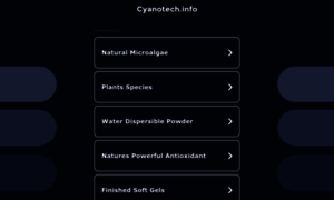Cyanotech.info thumbnail