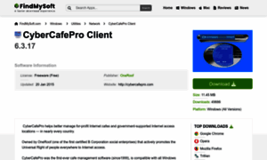 Cybercafepro-client.findmysoft.com thumbnail