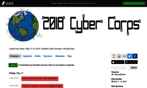 Cybercorpscamp2018.sched.com thumbnail