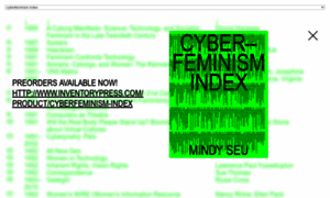 Cyberfeminismindex.com thumbnail