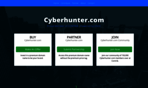 Cyberhunter.com thumbnail