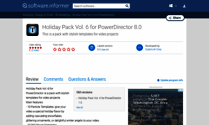 Cyberlink-holiday-pack-vol-holiday-pack.software.informer.com thumbnail