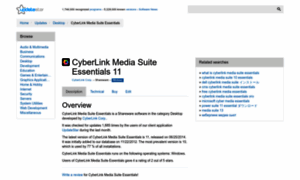 Cyberlink-media-suite-essentials.updatestar.com thumbnail