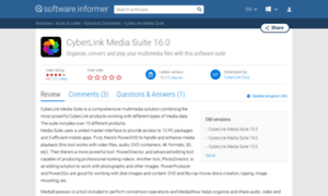 Cyberlink-media-suite.software.informer.com thumbnail