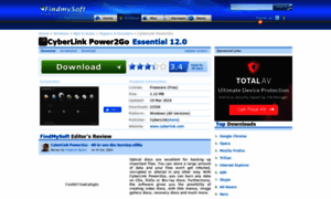 Cyberlink-power2go.findmysoft.com thumbnail