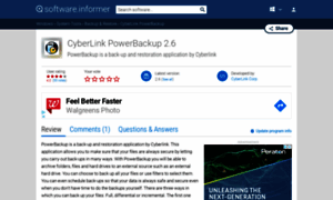 Cyberlink-powerbackup.software.informer.com thumbnail