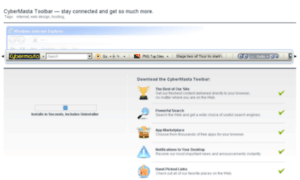 Cybermasta.mytowntoolbar.com thumbnail