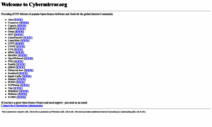 Cybermirror.org thumbnail