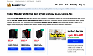 Cybermonday.dealsadvisor.com thumbnail