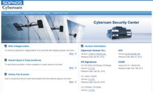 Cyberoamsecuritycenter.com thumbnail