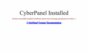 Cyberpanel.orthosongbad.com thumbnail