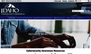 Cybersecurity.idaho.gov thumbnail