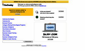Cybersecuritydegrees.info thumbnail