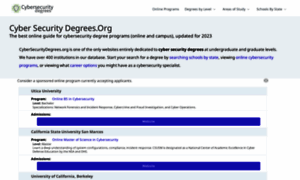 Cybersecuritydegrees.org thumbnail