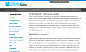 Cybersecurityeducationguides.org thumbnail