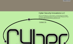 Cybersecurityinnovationsllc.com thumbnail