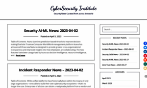 Cybersecurityinstitute.com thumbnail