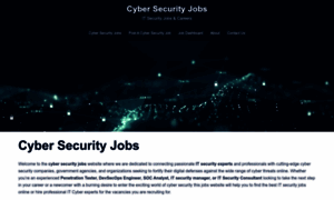 Cybersecurityjobs.uk thumbnail