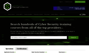 Cybersecuritytrainingcourses.com thumbnail