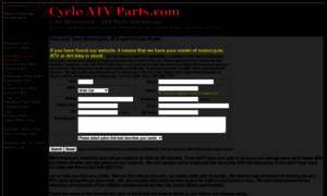 Cycleatvparts.com thumbnail