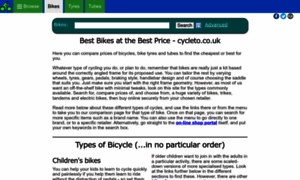Cycleto.co.uk thumbnail