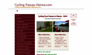 Cycling-passau-vienna.com thumbnail