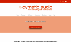 Cymaticaudio.com thumbnail