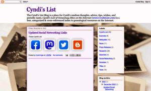 Cyndislist.blogspot.com thumbnail