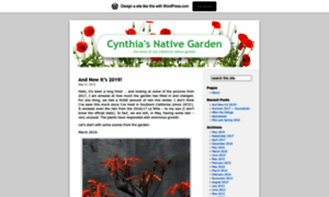 Cynthiasnativegarden.wordpress.com thumbnail