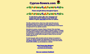 Cyprus-flowers.com thumbnail