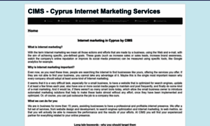 Cyprusinternetmarketingservices.com thumbnail