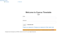 Cyprustimetable.uclan.ac.uk thumbnail