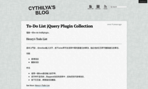 Cythilya-blog.logdown.com thumbnail