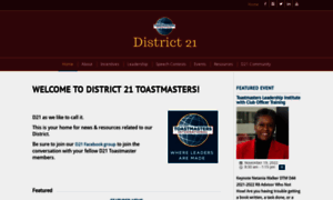 D21toastmasters.org thumbnail