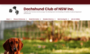 Dachshundclub.org.au thumbnail