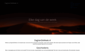 Dagvandeweek.nl thumbnail