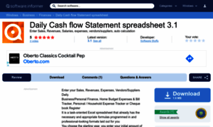 Daily-cash-flow-statement-spreadsheet.software.informer.com thumbnail