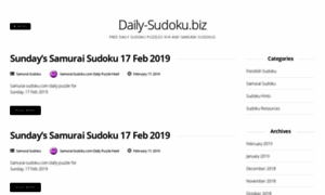 Daily-sudoku.biz thumbnail