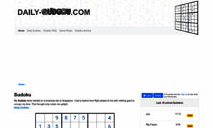 Daily-sudoku.com thumbnail