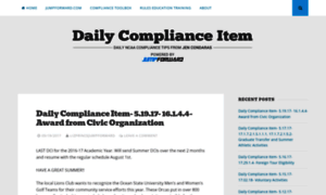 Dailycomplianceitem.wordpress.com thumbnail