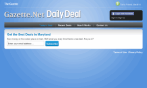 Dailydeal.gazette.net thumbnail