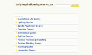 Dailyinspirationalquotes.co.za thumbnail