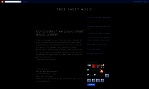 Dailymusicsheets.blogspot.com thumbnail