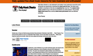 Dailymusicsheets.com thumbnail