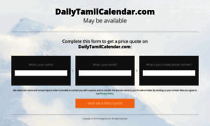 Dailytamilcalendar.com thumbnail