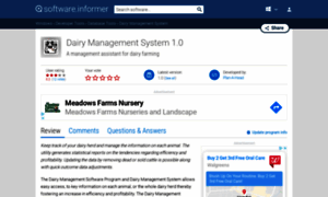 Dairy-management-system.software.informer.com thumbnail