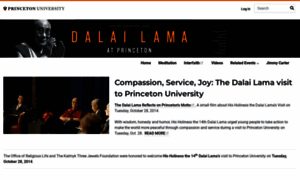 Dalailama.princeton.edu thumbnail