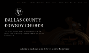 Dallascountycowboychurch.com thumbnail