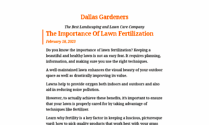 Dallasgardeners.org thumbnail