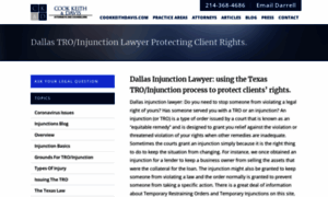 Dallasinjunctionlawyer.com thumbnail